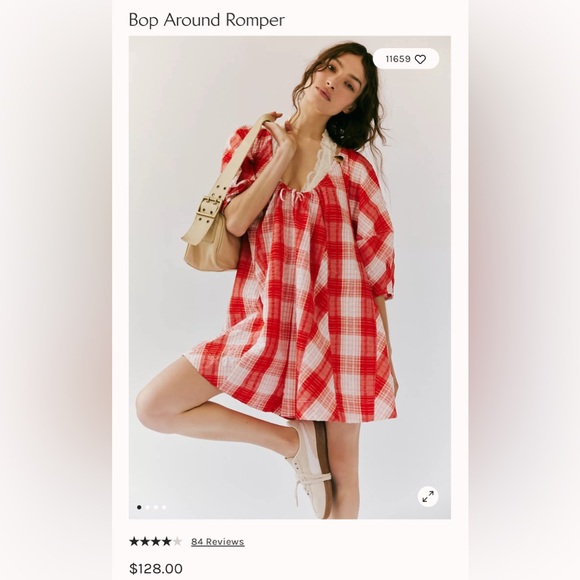 NWOT free people romper - Picture 4 of 4